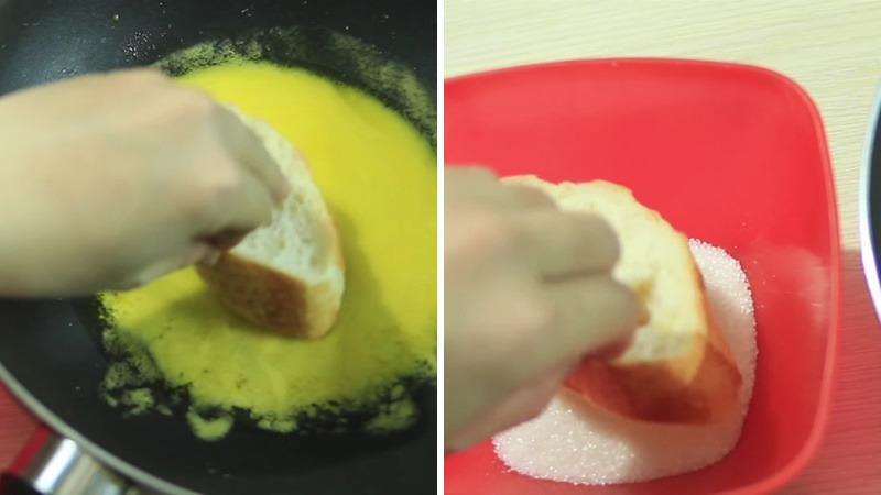 Cách làm bánh mì nướng bơ đường bằng chảo dễ làm tại nhà