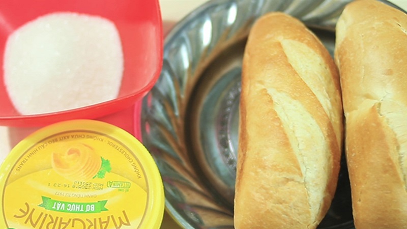 Cách làm bánh mì nướng bơ đường bằng chảo dễ làm tại nhà