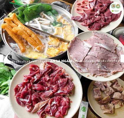 555 - Ăn Là Ngấm - Set Bò Nhúng Dấm Cho 4-6 Người