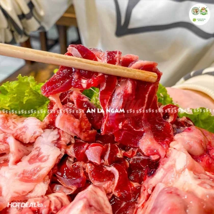 555 - Ăn Là Ngấm - Set Bò Nhúng Dấm Cho 4-6 Người