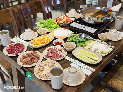 555 - Ăn Là Ngấm - Set Bò Nhúng Dấm Cho 4-6 Người