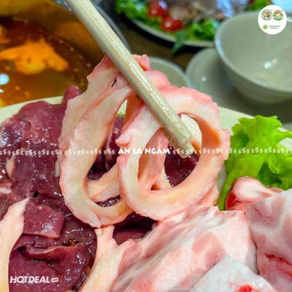 555 - Ăn Là Ngấm - Set Bò Nhúng Dấm Cho 4-6 Người