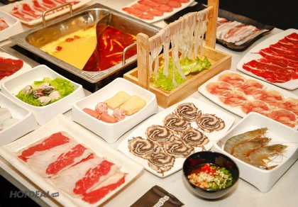 Buffet Lẩu JiangHu Gần 100 Món Nhúng, Đặc Biệt Có Ếch Cay Tê