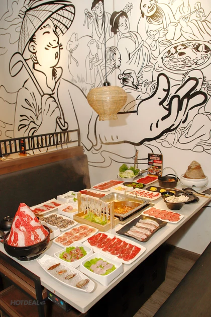 Buffet Lẩu JiangHu Gần 100 Món Nhúng, Đặc Biệt Có Ếch Cay Tê