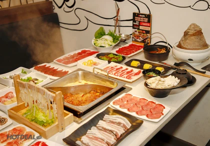Buffet Lẩu JiangHu Gần 100 Món Nhúng, Đặc Biệt Có Ếch Cay Tê