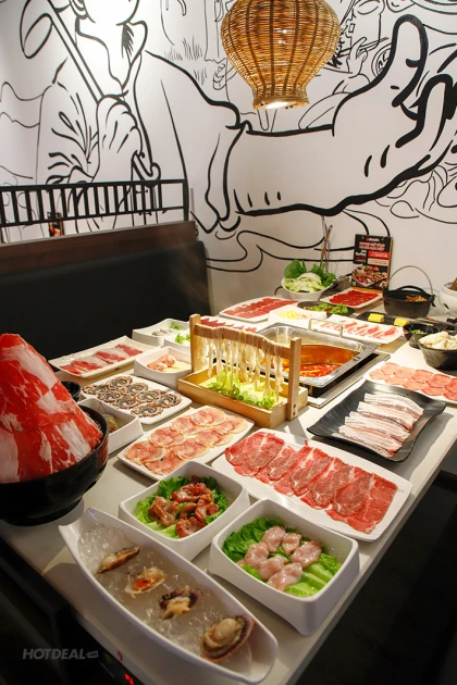 Buffet Lẩu JiangHu Gần 100 Món Nhúng, Đặc Biệt Có Ếch Cay Tê