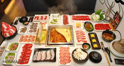 Buffet Lẩu JiangHu Gần 100 Món Nhúng, Đặc Biệt Có Ếch Cay Tê