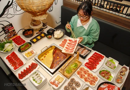 Buffet Lẩu JiangHu Gần 100 Món Nhúng, Đặc Biệt Có Ếch Cay Tê