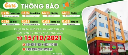 Gà 36 - Set Ăn 2 Suất Gà Trọn Gói Siêu Hấp Dẫn