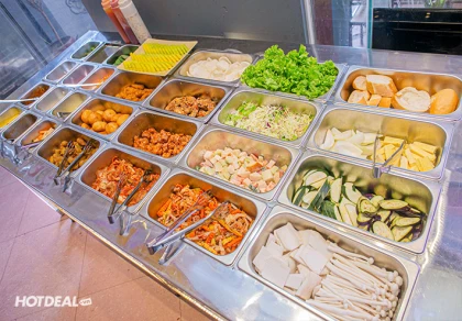 PoPo Buffet Lẩu & Nướng Chảo Gang - Buffet Nướng Hơn 40 Món