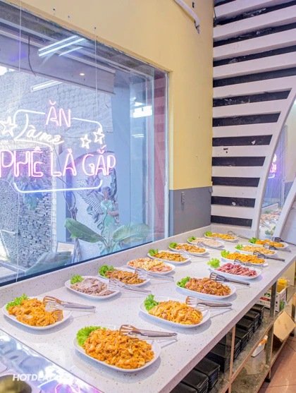PoPo Buffet Lẩu & Nướng Chảo Gang - Buffet Nướng Hơn 40 Món PoPo Buffet Lẩu & Nướng Chảo Gang - Buffet Nướng Hơn 40 Món