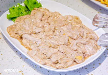 PoPo Buffet Lẩu & Nướng Chảo Gang - Buffet Nướng Hơn 40 Món