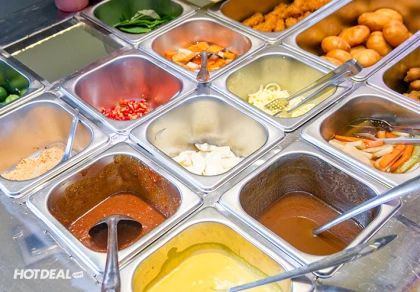 PoPo Buffet Lẩu & Nướng Chảo Gang - Buffet Nướng Hơn 40 Món