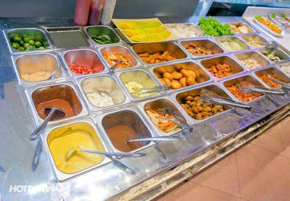 PoPo Buffet Lẩu & Nướng Chảo Gang - Buffet Nướng Hơn 40 Món