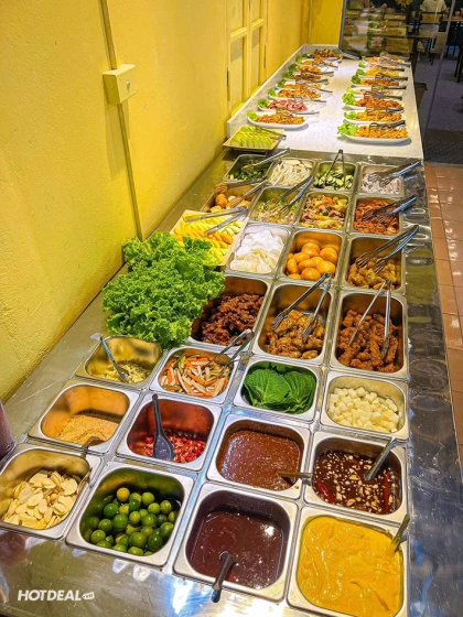 PoPo Buffet Lẩu & Nướng Chảo Gang - Buffet Nướng Hơn 40 Món PoPo Buffet Lẩu & Nướng Chảo Gang - Buffet Nướng Hơn 40 Món