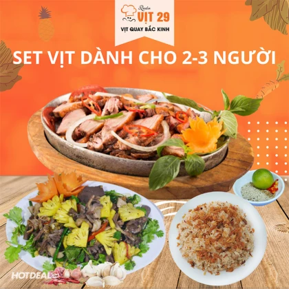 Vịt 29 AD 10 Địa Điểm - Set Vịt Dành Cho 2-3 Người