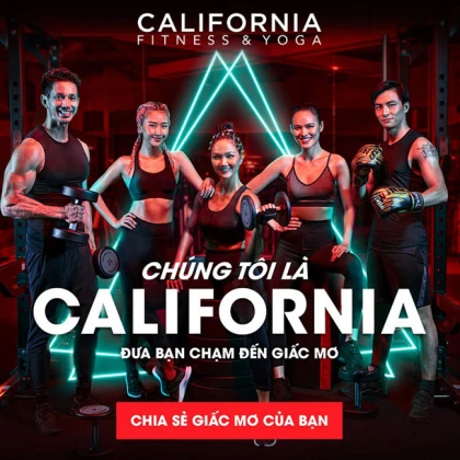 Voucher California Fitness & Yoga - Tập Luyện Không Giới Hạn