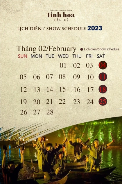Voucher Show diễn Tinh Hoa Bắc Bộ Voucher Show diễn Tinh Hoa Bắc Bộ