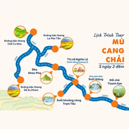 Voucher giảm giá Tour du lịch Mù Cang Chải mùa lúa chín 3 ngày 2 đêm từ Hà Nội