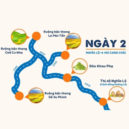 Voucher giảm giá Tour du lịch Mù Cang Chải mùa lúa chín 3 ngày 2 đêm từ Hà Nội