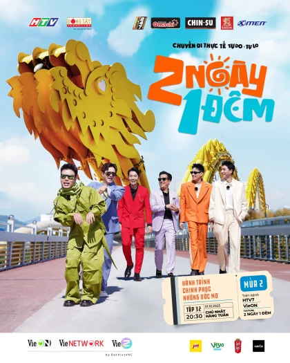 2 Ngày 1 Đêm mùa 2 tập 1 trực tiếp HTV7, VieON hôm nay 1/10