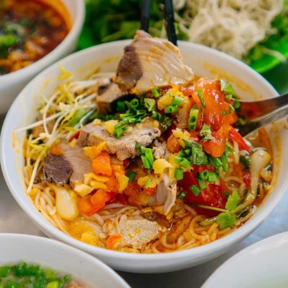Bún rạm Phù Mỹ đặc sản Bình định