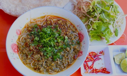 Bún rạm Phù Mỹ đặc sản Bình định