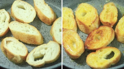 Cách làm bánh mì nướng bơ đường bằng chảo dễ làm tại nhà