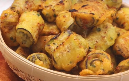 Cách làm cà tím cuộn thịt chiên giòn thơm ngon lạ miệng