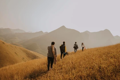 Checkin Đồi cỏ cháy Vinh Quý Cao Bằng