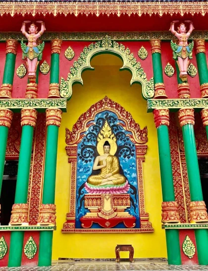 Chùa Cao Dân Cà Mau di tích lịch sử của người Khmer