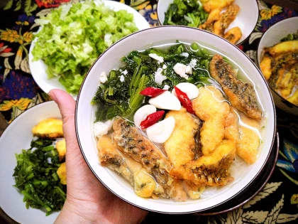 Công thức làm món bún cá rô phi chiên giòn chuẩn vị Hà Nội Công thức làm món bún cá rô phi chiên giòn chuẩn vị Hà Nội