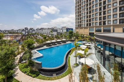 Khách sạn hải phòng có bể bơi và không gian đẹp