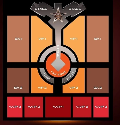 Mở cổng bán vé Rap Việt All Star Concert 2023