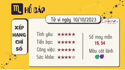 Tử vi Thứ 3 ngày 10/10/2023 của 12 cung hoàng đạo