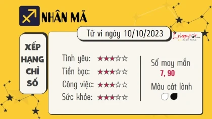 Tử vi Thứ 3 ngày 10/10/2023 của 12 cung hoàng đạo