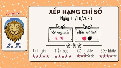 Tử vi thứ 4 ngày 11/10/2023 của 12 cung hoàng đạo